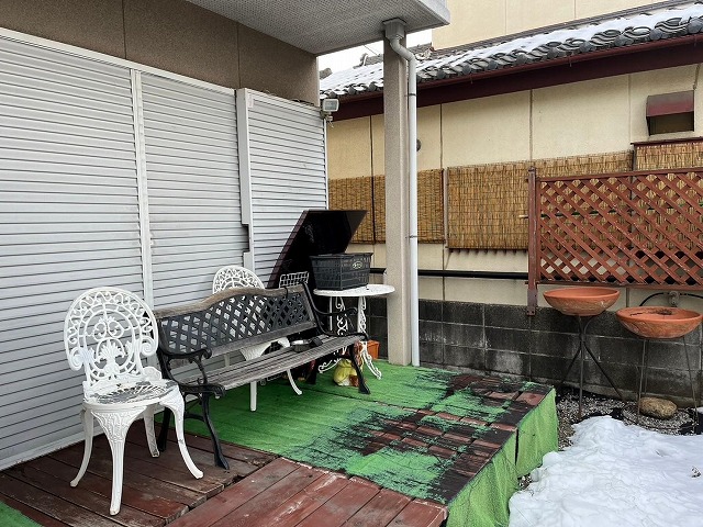 甲斐市　テラスポリカ破損